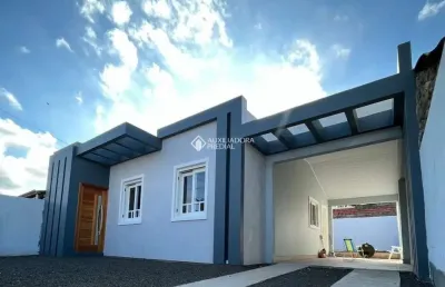 Casa com 2 quartos à venda na quadra h quatro a, 26, guajuviras, canoas, 62 m2 por r$ 350.000