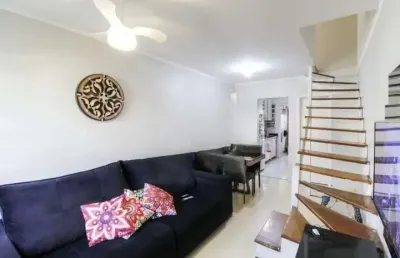Casa em condomínio fechado com 2 quartos à venda na avenida guilherme schell, 1250, rio branco, canoas, 76 m2 por r$ 278.999
