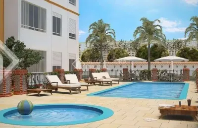 Apartamento com 2 quartos à venda na avenida joão ferreira jardim, 368, parque santa fé, porto alegre, 49 m2 por r$ 230.000