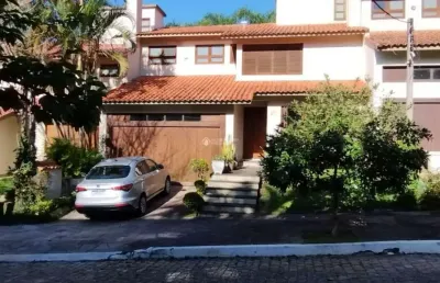Casa em condomínio fechado com 4 quartos à venda na rua fernando osório, 90, teresópolis, porto alegre, 195 m2 por r$ 1.350.000