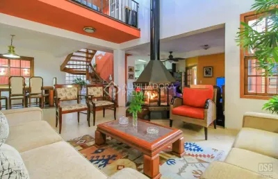 Casa em condomínio fechado com 4 quartos à venda na rua doutor mário totta, 1440, tristeza, porto alegre, 287 m2 por r$ 1.390.000
