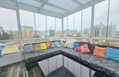 Cobertura com 3 quartos à venda na rua doutor eduardo chartier, 19, passo da areia, porto alegre, 136 m2 por r$ 395.000