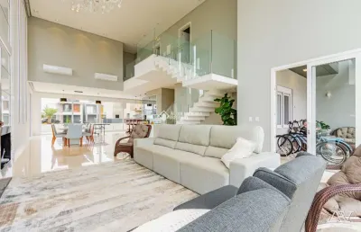 Casa em condomínio fechado com 4 quartos à venda na rua rio camisas, 32, centro, xangri-lá, 264 m2 por r$ 3.075.000