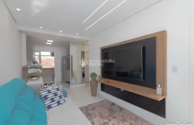 Casa em condomínio fechado com 2 quartos à venda na rua santa júlia, 55, olaria, canoas, 65 m2 por r$ 377.999