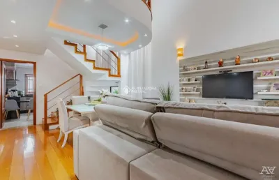 Casa em condomínio fechado com 3 quartos à venda na rua taurus, 188, estância velha, canoas, 149 m2 por r$ 1.415.000