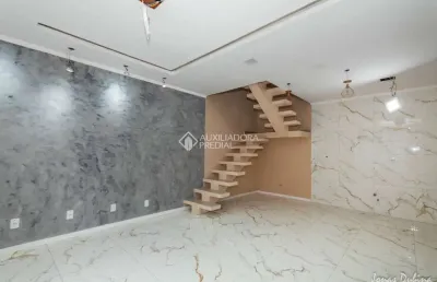 Casa em condomínio fechado com 3 quartos à venda na rua padre anchieta, 151, nossa senhora das graças, canoas, 121 m2 por r$ 450.000