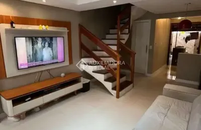 Casa em condomínio fechado com 2 quartos à venda na rua pistoia, 830, rio branco, canoas, 75 m2 por r$ 325.000