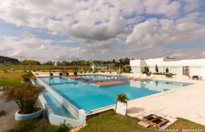 Terreno em condomínio fechado à venda na estrada sanga funda, 1502, sanga funda, nova santa rita, 420 m2 por r$ 295.000