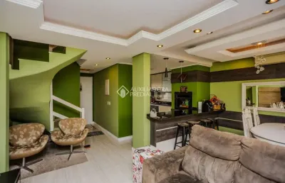 Casa em condomínio fechado com 3 quartos à venda na avenida açucena, 650, estância velha, canoas, 156 m2 por r$ 1.050.000