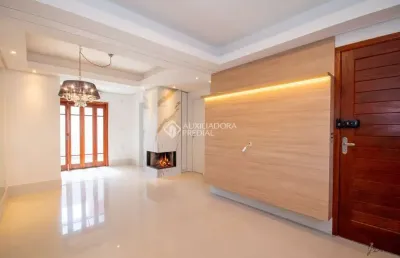 Casa em condomínio fechado com 3 quartos à venda na rua república, 2708, harmonia, canoas, 88 m2 por r$ 450.000