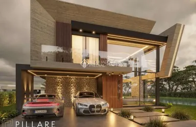 Casa em condomínio fechado com 5 quartos à venda na rua rio camisas, 101, centro, xangri-lá, 280 m2 por r$ 4.290.000
