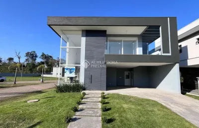 Casa em condomínio fechado com 4 quartos à venda na amilton da silva amorim, 1850, sanga funda, nova santa rita, 216 m2 por r$ 1.596.000