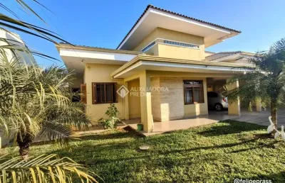 Casa em condomínio fechado com 3 quartos à venda na rua campinas, 200, mathias velho, canoas, 300 m2 por r$ 630.000