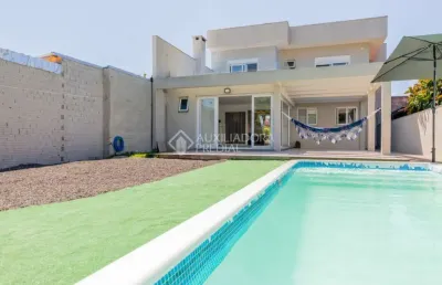 Casa em condomínio fechado com 3 quartos à venda na rua tamoio, 2344, niterói, canoas, 315 m2 por r$ 1.390.000