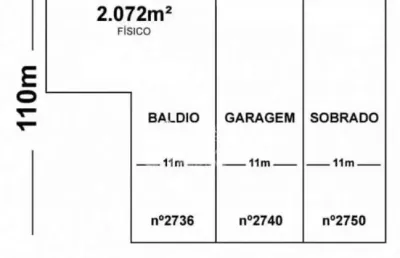 Terreno à venda na avenida padre claret, 2740, parque amador, esteio, 4482 m2 por r$ 1.999.999