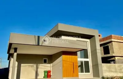 Casa em condomínio fechado com 3 quartos à venda na rua jasmim, 37, são vicente, gravataí, 158 m2 por r$ 1.240.000