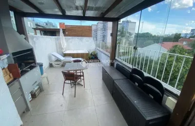 Cobertura com 2 quartos à venda na rua chico pedro, 190, camaquã, porto alegre, 121 m2 por r$ 450.000