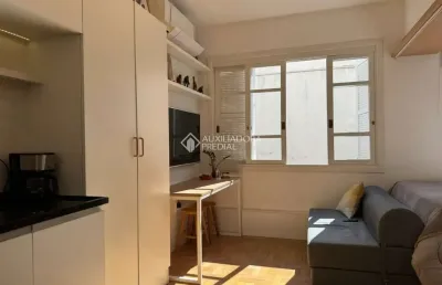Apartamento com 1 quarto à venda na rua santo antônio, 782, floresta, porto alegre, 23 m2 por r$ 229.000