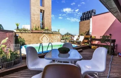 Cobertura com 5 quartos à venda na rua general couto de magalhães, 1155, são joão, porto alegre, 264 m2 por r$ 2.489.000