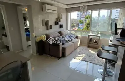 Apartamento com 1 quarto à venda na rua isidoro tressi, 340, jardim botânico, porto alegre, 46 m2 por r$ 460.000