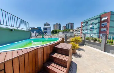 Cobertura com 2 quartos à venda na rua coronel feijó, 1100, são joão, porto alegre, 151 m2 por r$ 1.100.000