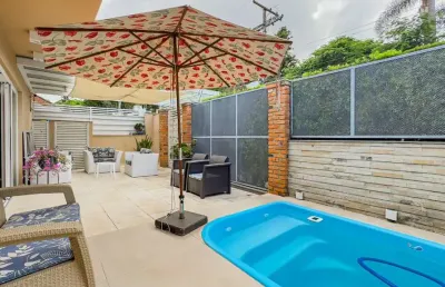 Casa em condomínio fechado com 4 quartos à venda na rua monte alverne, 502, chácara das pedras, porto alegre, 357 m2 por r$ 2.750.000