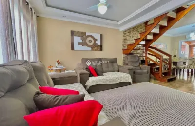 Casa em condomínio fechado com 3 quartos à venda na avenida edgar pires de castro, 2520, hípica, porto alegre, 144 m2 por r$ 359.000