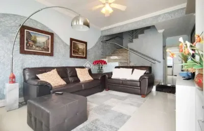 Casa em condomínio fechado com 3 quartos à venda na rua pau brasil, 437, hípica, porto alegre, 162 m2 por r$ 740.000