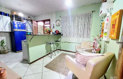 Casa com 2 quartos à venda na rua antônio ribeiro messias, 59, hípica, porto alegre, 80 m2 por r$ 369.000