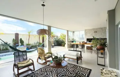 Casa em condomínio fechado com 4 quartos à venda na estrada do conde, 3500, sans souci, eldorado do sul, 315 m2 por r$ 2.109.000