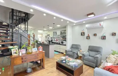 Casa em condomínio fechado com 3 quartos à venda na rua corticeira, 387, hípica, porto alegre, 150 m2 por r$ 620.000