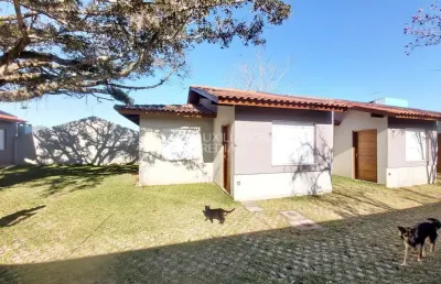 Casa em condomínio fechado com 2 quartos à venda na rua santa mônica, 404, ponta grossa, porto alegre, 60 m2 por r$ 212.000