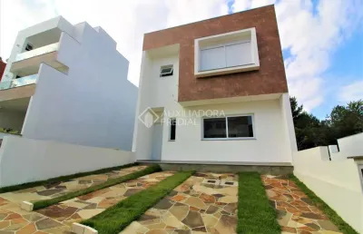 Casa em condomínio fechado com 3 quartos à venda na rua carlos maximiliano fayet, 430, hípica, porto alegre, 156 m2 por r$ 985.000