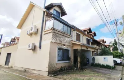 Casa em condomínio fechado com 3 quartos à venda na avenida da serraria, 2222, espírito santo, porto alegre, 110 m2 por r$ 539.000