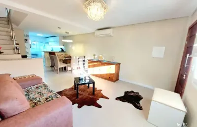 Casa em condomínio fechado com 3 quartos à venda na rua álamo, 72, hípica, porto alegre, 132 m2 por r$ 649.900