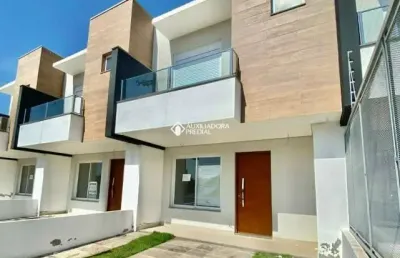 Casa em condomínio fechado com 3 quartos à venda na rua francisco mattos terres, 575, aberta dos morros, porto alegre, 103 m2 por r$ 490.000