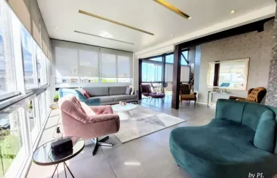Casa em condomínio fechado com 5 quartos à venda na rua alcebíades antônio dos santos, 356, nonoai, porto alegre, 350 m2 por r$ 2.500.000