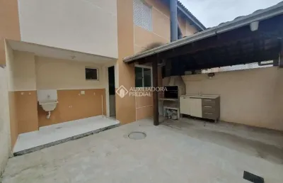 Casa em condomínio fechado com 3 quartos à venda na rua maria olinda telles, 900, canudos, novo hamburgo, 112 m2 por r$ 322.000