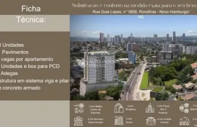 Apartamento com 2 quartos à venda na rua guia lopes, 3856, rondônia, novo hamburgo, 84 m2 por r$ 697.000
