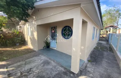 Casa em condomínio fechado com 3 quartos à venda na rua bruno werner storck, 795, canudos, novo hamburgo, 102 m2 por r$ 350.000