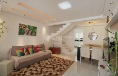 Casa em condomínio fechado com 2 quartos à venda na rua guia lopes, 968, rondônia, novo hamburgo, 100 m2 por r$ 511.000