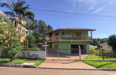 Casa em condomínio fechado com 3 quartos à venda na rua emílio fernando martini, 151, lomba grande, novo hamburgo, 378 m2 por r$ 800.000