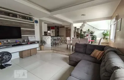 Casa em condomínio fechado com 4 quartos à venda na rua guanabara, 192, ouro branco, novo hamburgo, 270 m2 por r$ 800.000