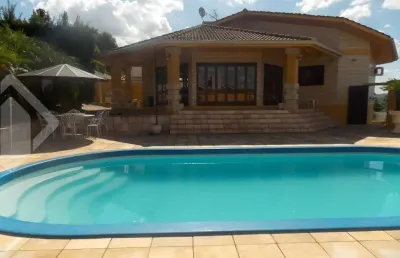 Casa em condomínio fechado com 5 quartos à venda na dona emiliana, 482, centro, portão, 456 m2 por r$ 2.280.000