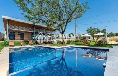 Terreno em condomínio fechado à venda na estrada caminho do meio, 2259, cocão, viamão, 202 m2 por r$ 201.500