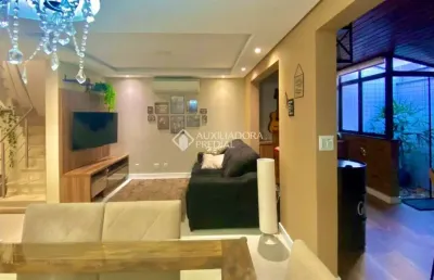 Casa em condomínio fechado com 3 quartos à venda na avenida willy eugênio fleck, 1500, sarandi, porto alegre, 144 m2 por r$ 975.000