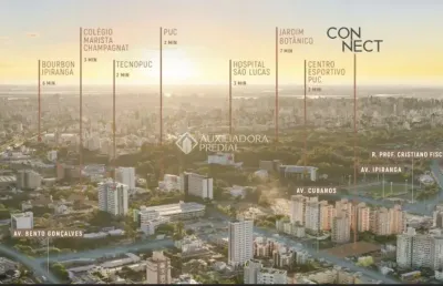 Apartamento com 1 quarto à venda na avenida joão wallig, 100, passo da areia, porto alegre, 43 m2 por r$ 399.000