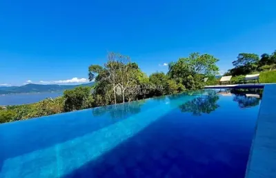 Casa em condomínio fechado com 6 quartos à venda na geral praia da ferrugem, 1000, praia da ferrugem, garopaba, 376 m2 por r$ 4.900.000
