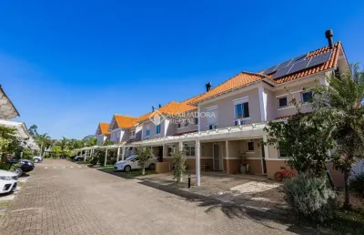 Casa em condomínio fechado com 4 quartos à venda na avenida willy eugênio fleck, 1500, sarandi, porto alegre, 156 m2 por r$ 960.000