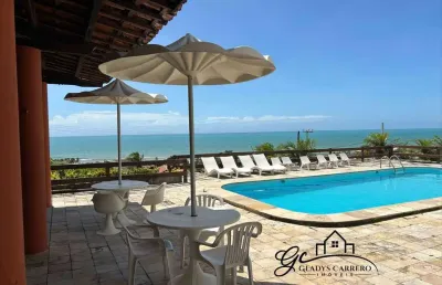 Prainha aquiraz -casa com 6 suites- vista definitiva ao mar a venda